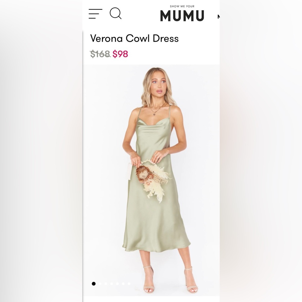 Show Me Your Mumu Verona Cowl Dress